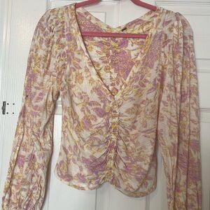 Pink long sleeve Free people!